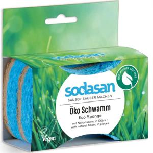 Sodasan Disk- och städsvamp med naturliga fibrer 2-pack produkt bild