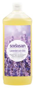 Sodasan Lavendel & Oliv Flytande Tvål 1 liter produkt bild