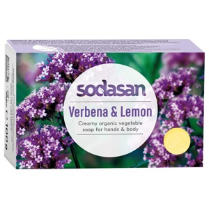 Sodasan tvål Verbena & Lemon 100 g produkt bild
