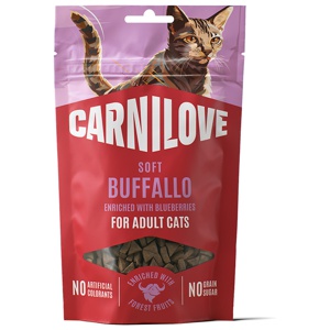 Soft Snack Kattgodis Buffalo & Blåbär - 50 g produkt bild