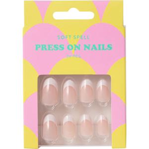 Soft Spell Press On Nails Classic French 24 st produkt bild