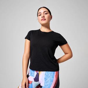 Soft Texture Tee Black produkt bild