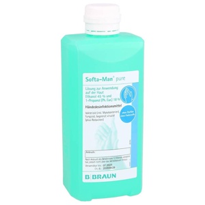 SOFTA MAN pure Händedesinfektionsmittel 500 ml Lösung Produktbild