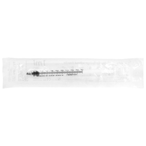 SOL-M 1 ml Spritze m.weißem Kolben Produktbild
