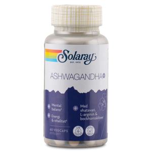 SOLARAY Ashwagandha+ 60 kapslar produkt bild