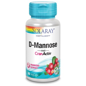 Solaray D-Mannose & CranActin 60 kapslar produkt bild