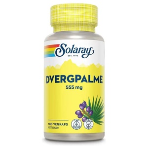 Solaray dvergpalme 555 mg 100 kapsler produktbilde