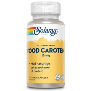 Solaray Food Caroten - 50 stk produktbillede
