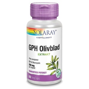 Solaray GPH Olivblad 60 kapslar produkt bild