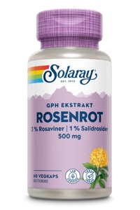 Solaray GPH super rosenrot 500 mg 60 kapsler produktbilde