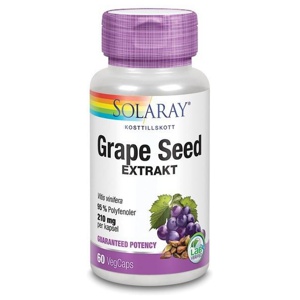 Solaray Grape Seed 60 kapslar produkt bild