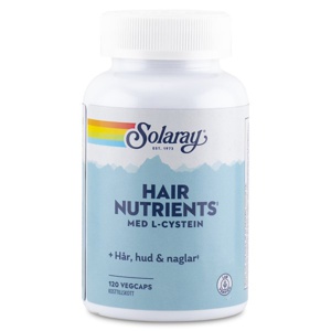 Solaray Hair Nutrients 120 kapsler produktbillede