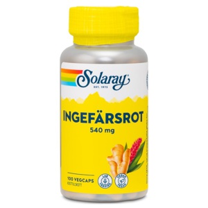 Solaray Ingefærrod 100 kapsler produktbillede