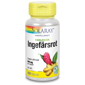 Solaray Ingefärrot 100 kapslar produkt bild