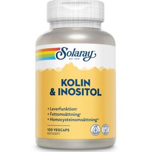 Solaray Kolin & Inositol 100 kapslar produkt bild