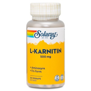 Solaray L-carnitin 30 kapsler produktbillede