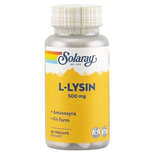 Solaray L-Lysin 60 kapsler produktbillede
