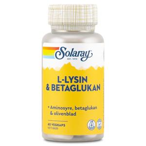 SOLARAY L-Lysin & BetaGlukan 60 kaps produkt bild