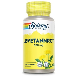 Solaray løvetannrot 520 mg 100 kapsler produktbilde