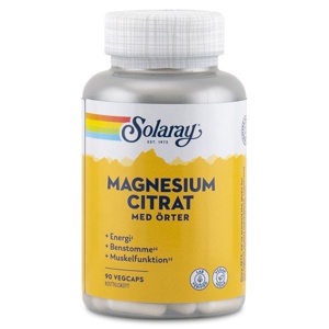 Solaray Magnesium Citrate 90 kapsler produktbillede