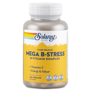 Solaray Mega B-Stress 120 kapsler produktbillede