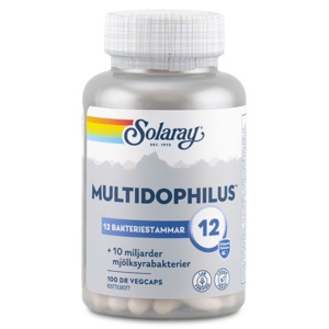 Solaray Multidophilus 12 100 kapsler produktbillede