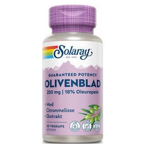 Solaray Olivenblad - 30 kaps. produktbillede