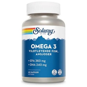 Solaray Omega 3 (60 kap) - Kosttilskud produktbillede