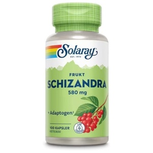 Solaray Schizandra 100 kapsler – Adaptogen urt for energi og overskudd produktbilde