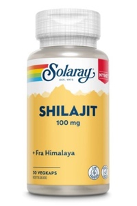 Solaray Shilajit 30 kapsler – Naturlig kompleks fra Himalaya med fulvinsyre & mineraler produktbilde