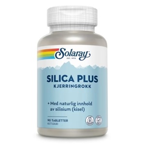 Solaray silica plus 90 tabletter produktbilde