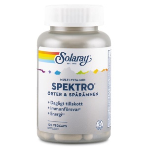 Solaray Spektro Multivitamin 100 kapsler produktbillede