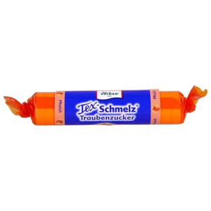 SOLDAN Tex Schmelz Traubenzucker Pfirsich Rolle Produktbild