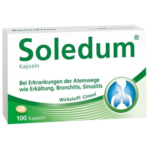 SOLEDUM 100 mg magensaftresistente Kapseln Produktbild