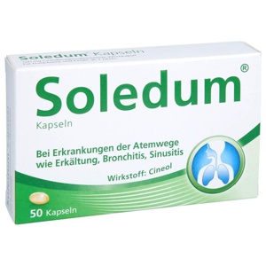 SOLEDUM 100 mg magensaftresistente Kapseln Produktbild