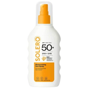 Solero Feuchtigkeitsspray LSF 50 +, 200 ml Spray Produktbild