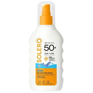 Solero Kinder sensitiv Spray LSF 50 +, 200 ml Spray Produktbild