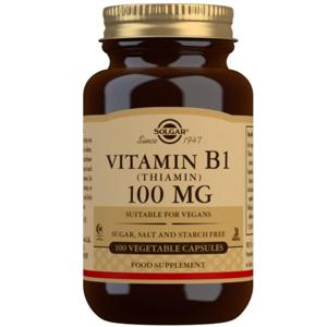 Solgar Vitamin B1 100 mg 100 kapslar produkt bild