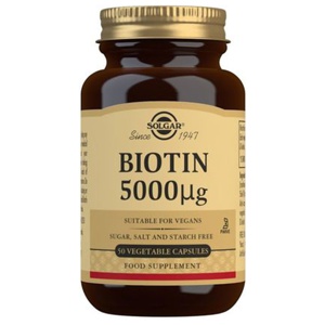 Biotin 5000 mcg 50 kapslar produkt bild