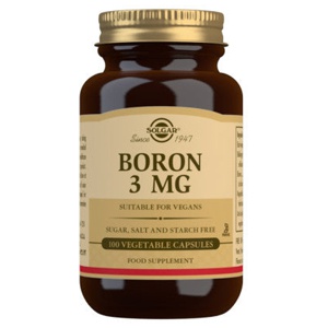 Solgar Boron 100 kapsler produktbillede