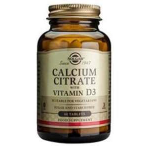 Solgar Calcium Citrate+D3 - 60 tab. produktbillede