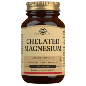 Solgar Chelated Magnesium 100 tabletter produkt bild