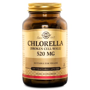Solgar Chlorella 100 kapsler produktbillede