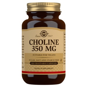 Solgar Choline 100 kapsler produktbillede