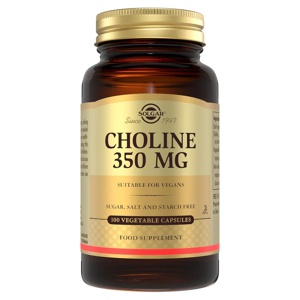 Solgar Choline 350mg Vegetable Capsules 100s product image