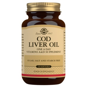 Solgar Cod Liver Oil 250 Caps produktbillede