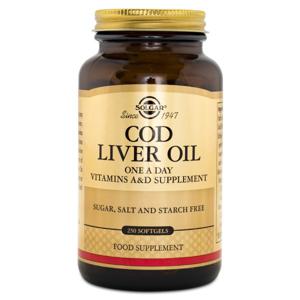 Solgar Cod Liver Oil 250 softgels produkt bild