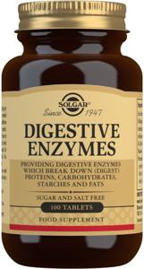 Solgar Digestive Enzymes, 100 tabl produkt bild