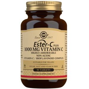Solgar Ester-C Plus 1000 mg Vitamin C 90 tabletter produkt bild