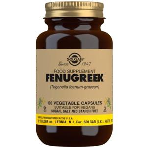 Solgar Fenugreek Bockhornsklöver, 100 kaps produkt bild